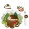 Big Dot of Happiness Forest Hedgehogs - Woodland Birthday Party & Baby Shower Paper Charger & Table Decorations Chargerific Kit Setting for 8